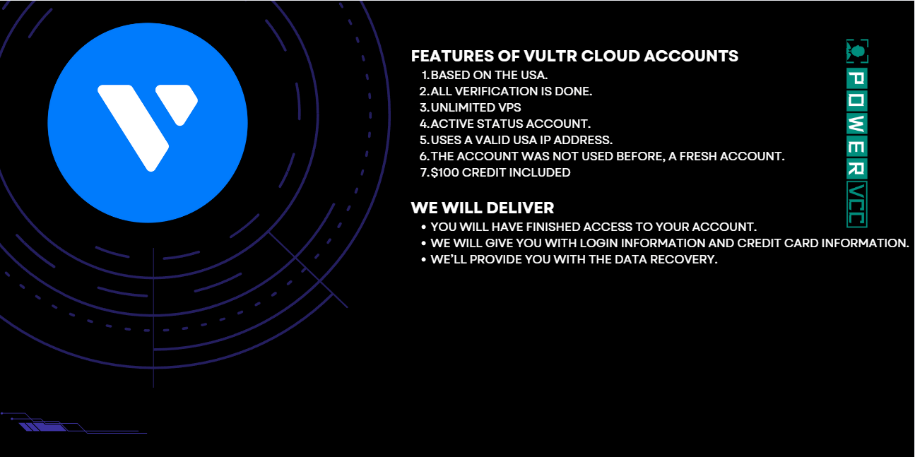 Buy Vultr Account, Buy Verified Vultr account, Vultr account buy,